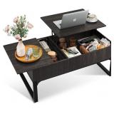 WLIVE Lift Top Coffee Table with Hidden Storage C WLIVE Lift Top Coffee Table with Hidden Storage C