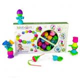 Lalaboom 36 Piece Baby Toddler Beads ï¿½ Montessori