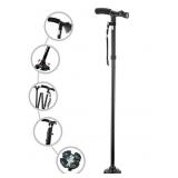 Folding Cane with Led Light, Adjustable Canes and