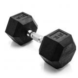 CAP Barbell 35 LB Coated Hex Dumbbell Weight, New