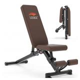 leikefitness Adjustable Weight Bench Foldable Work