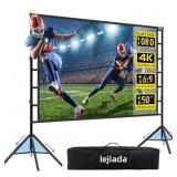 12-Foot Projector Screen and Stand,150 inch Large