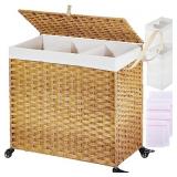**READ DESC** Greenstell Laundry Hamper with Wheel