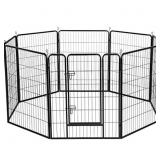 Yaheetech 40in x 21ft Decorative Garden Fence Rust