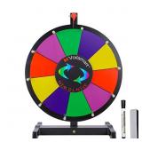 Voilamart 15" Tabletop Spinning Prize Wheel, Spin