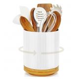 Quuavio Utensil Holder, 360ï¿½ Rotating Large Kitche