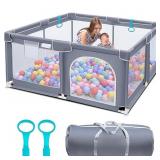 Suposeu Baby Playpen for Toddler, Large Baby Playa
