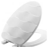 MAYFAIR 133SLOW 000 Sculptured Basket Weave Toilet