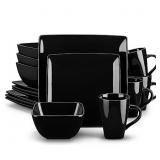 vancasso Soho Dinnerware Sets Stoneware Black Dinn