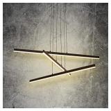 Artop Modern Chandelier, 3-Light Dimmable LED Pend