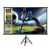 Projector Screen with Stand,Lejiada 100 inch Indoo