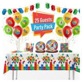 Building Block Birthday Party Supplies Set | Baby