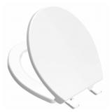 Huttdmel Toilet Seat Round 16.5 inch with Slow Clo