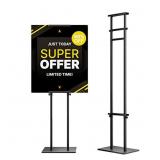 WHAUU Display Stand Sign Holder,Heavy Duty Adjusta