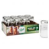 LAIBY Ball Wide Mouth Mason Jars with Lids 32 Oz (