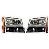 HECASA LED Headlights Compatible with 2003-2007 Ch