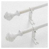 NICETOWN Decorative Telescoping Curtain Rods for W