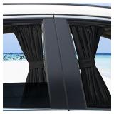 Car Curtains for Window, 2Pcs Auto Side Window Sha