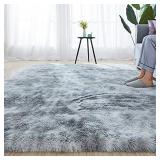 Soft Shag Faux Fur Area Rug Warm Floor Rugs for Be