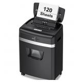 BONSEN 120-Sheet Auto Feed Paper Shredder High Sec