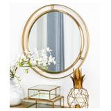 glitzhome 24" Decorative Wall Mirrors Modern Delux