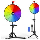 16 Inch Prize Wheel Tripod, 12 Slots Gradient Colo