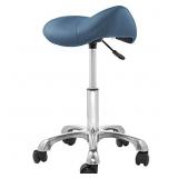 Saloniture Professional Ergonomic Saddle Stool, Bl