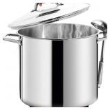 HOMICHEF Commercial Grade LARGE STOCK POT 24 Quart