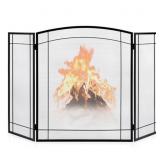 FEED GARDEN 3 Panel Fireplace Screen 48" W x 29" H