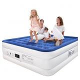 OhGeni King Size Air Mattress with Built in Pump,