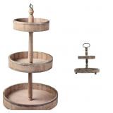 Creative Co-op DE0574 Decorative Wood & Metal Thre