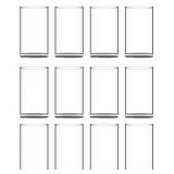 **READ DESC** HWASHIN Set of 12 Clear Glass Cylind