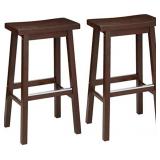 Amazon Basics Solid Wood Saddle-Seat Kitchen Count