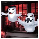 Glimin 2 Pcs 4 Ft Halloween Inflatable Scary Flyin