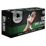 GORILLA SUPPLY Disposable Heavy Duty Vinyl Gloves