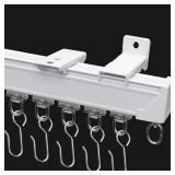 ROOMNEST Curtain Track for Ceiling or Wall, Heavy