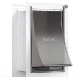 Baboni Pet Door for Wall, Steel Frame and Telescop