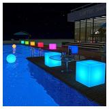 LOFTEK LED Light Cube: 16-inch 16 RGB Colors Cube
