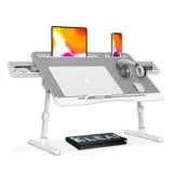 Foldable Laptop Bed Tray Desk with Extral Drawstri