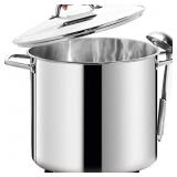 HOMICHEF Commercial Grade LARGE STOCK POT 20 Quart
