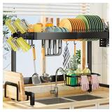 Over The Sink Dish Drying Rack, Large Sturdy Thick