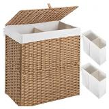 GREENSTELL Laundry Hamper with lid, No Install Nee