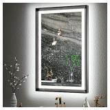 TokeShimi 24x36 Inch LED Bathroom Vanity Mirror wi