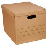 Amazon Basics Medium Moving Boxes with Lid and Han