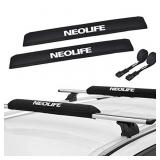 WONITAGO Soft Roof Rack Pads with Two 15 Ft Tie Do