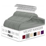 Utopia Home Premium Velvet Hangers 50 Pack Non-Sli