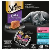 SHEBA PERFECT PORTIONS Patï¿½ Adult Wet Cat Food Tra