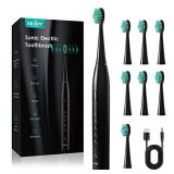 Sejoy Electric Toothbrush with 8 Brush Heads, 5 Mo
