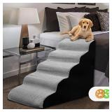 Dog Stairs & Steps, 25 inches Foam Dog Ramp for Hi