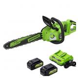 **READ DESC** Greenworks 48V (2 x 24V) 14' Brushle